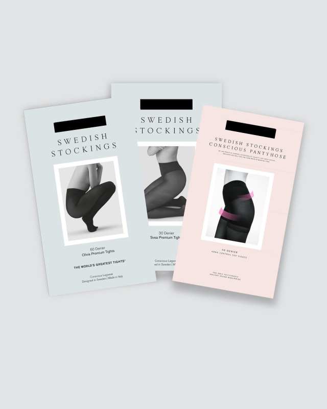 Black Tights Bundle: Olivia, Svea & Anna Tights